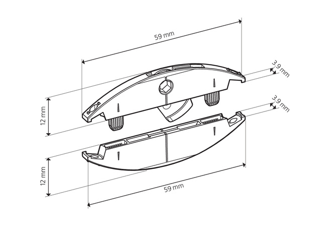Clamex S-20 ze śrubą i przyrządem – 20 par