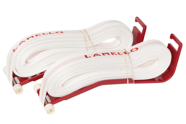 Para ścisków z pasami 5/8 metrów