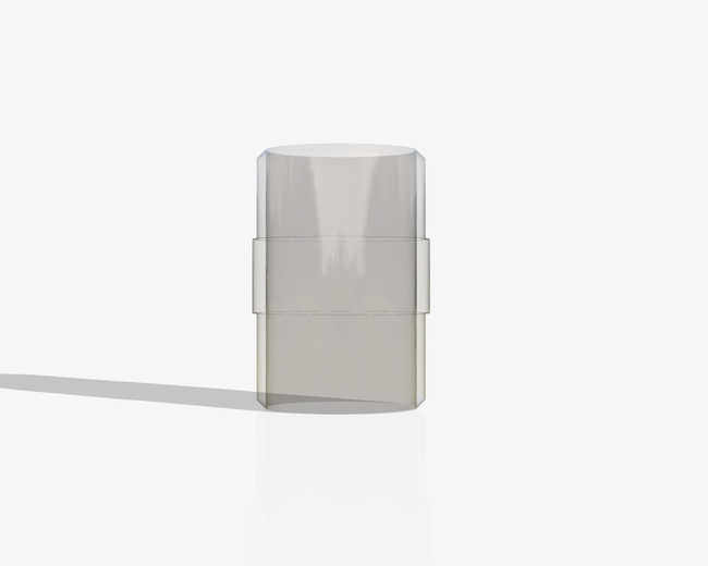 Łącznik przezroczysty do węży elastycznych ⌀ 2.5" - wewnętrzny