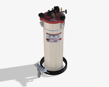 Nakładarka 18 kg do klejów PUR z pistoletem standardowym o zwiększonym przepływie i z rękojeścią sterowanym ręcznie