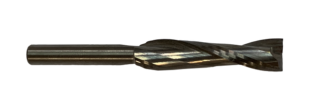 Frez trzpieniowy spiralny HW ze stali wolframowej Ø 12 mm, L 50 mm, trzpień Ø 8 mm
