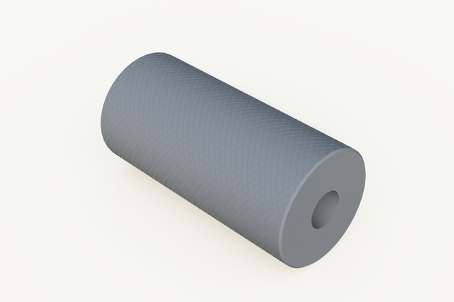 Wałek gumowy/szary, szerokość 120 mm