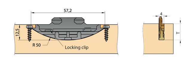 Rozłączne obce pióro do dużych obciążeń METAL KNAPP do lamelownicy