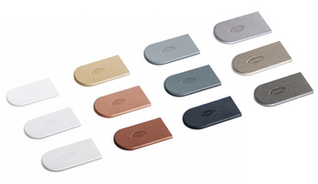 Zaślepki maskujące Cabineo biały RAL 9003 - 100 szt.