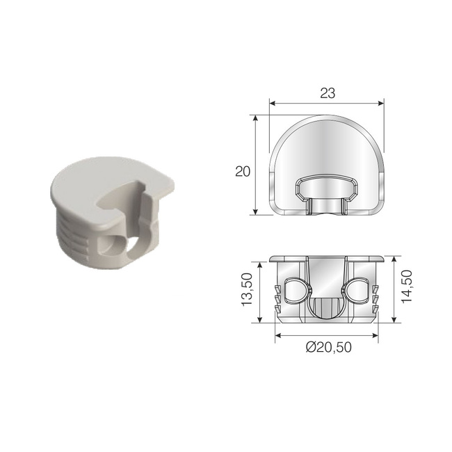 Korpus złącza RAFFIX 20 Economic