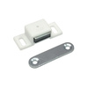 Zatrzask, zamek magnetyczny do moskitiery biały
