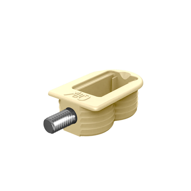 Śrubowe złącze meblowe QFIX do płyt od 16mm + śruba 6x7.5 mm HEX - 50 kpl.