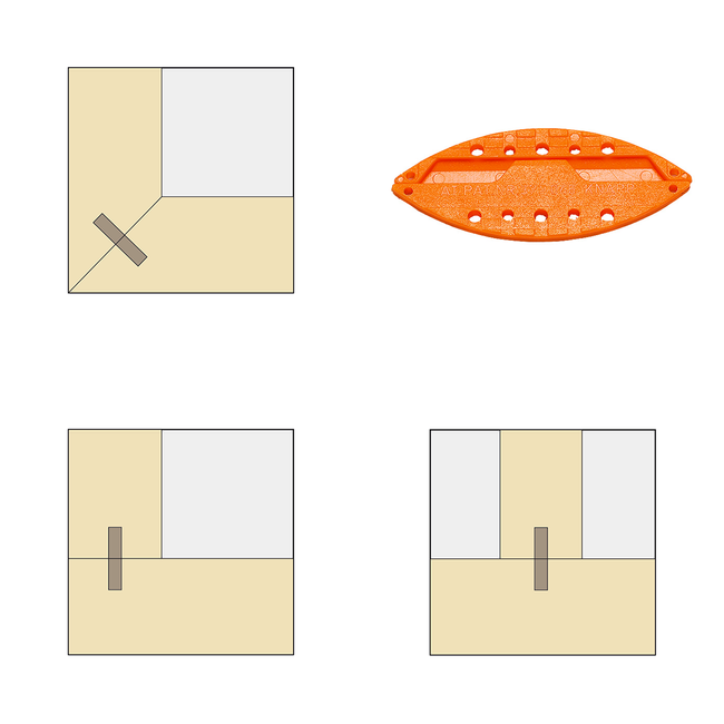 Rozłączne obce pióro CHAMP KNAPP do lamelownicy