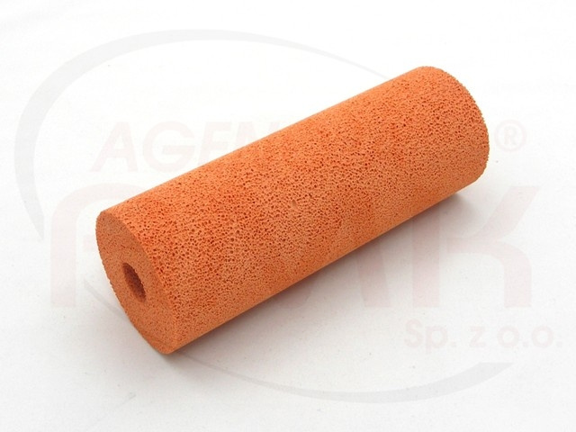 Wałek gąbczasty/pomarańczowy, szerokość 220 mm