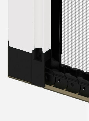 Moskitiera rolowana bezprogowa 160x230 cm biała RAL 9016