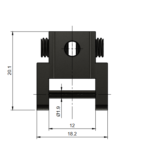 Adapter do mocowania płaskich brzeszczotów (do SS16V)