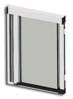 Moskitiera rolowana bezprogowa 160x230 cm biała RAL 9016