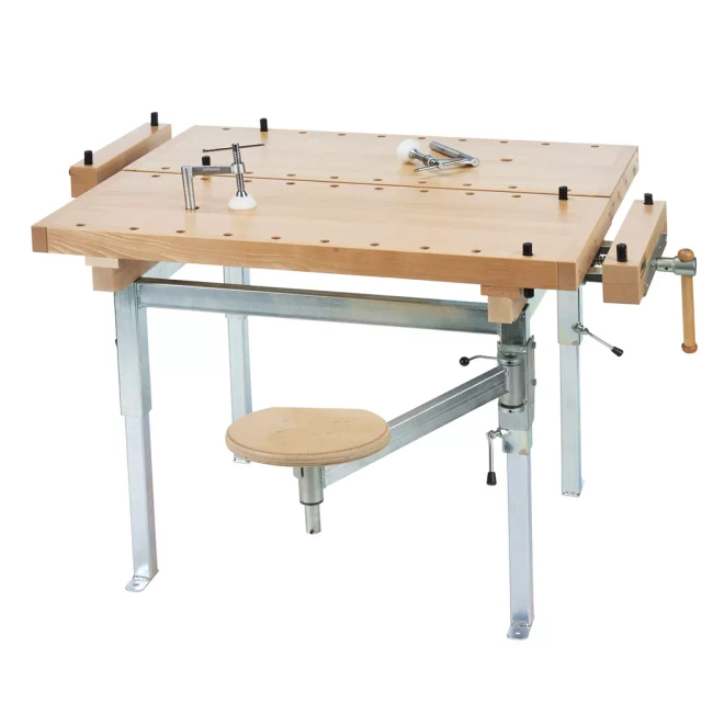 Stół stolarski z regulacją wysokości Duplex 2-stanowiskowy