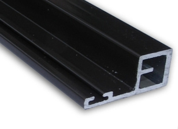 1a - Profil aluminiowy ramy (ościeżnicy) brązowy 8019 (1szt.=3m)