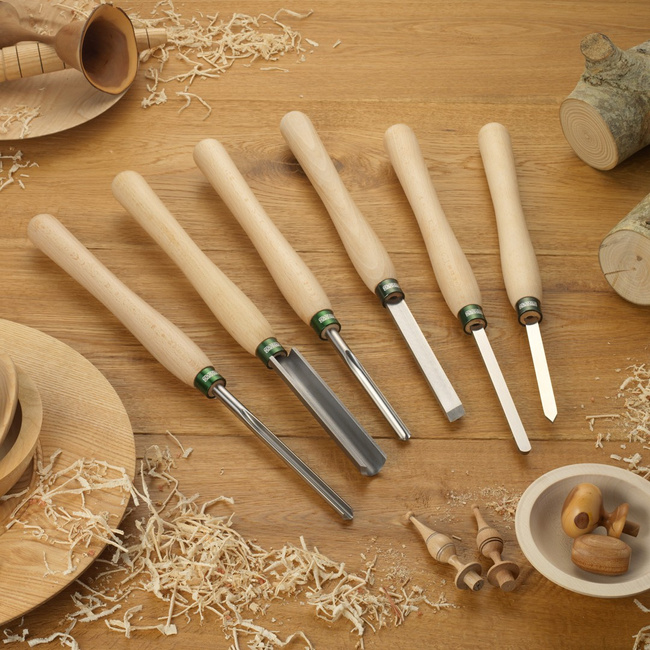 Zestaw 6 dłut tokarskich HSS