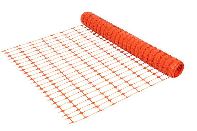 Plastikowa siatka ogrodzeniowa, budowlana szer. 100cm x 50m