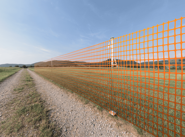 Słupek ogrodzeniowy 150 cm do mocowania siatki