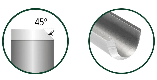 Dłuto tokarskie do obróbki zgrubnej 25 mm (1"), trzonek 30.5 cm