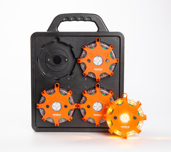 Zestaw 8 krążków ostrzegawczych Glow RE