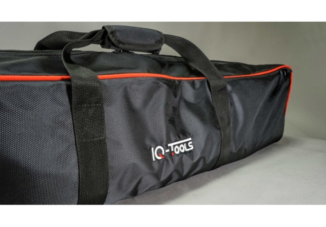 Komplet 4 ścisków do deski tarasowej z gniazdem na bit na uchwycie drewnianym SW13