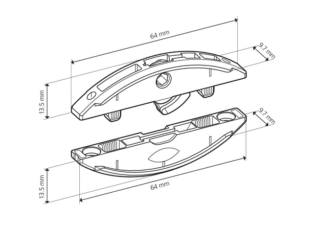 Złączka Clamex P-14 Lamello