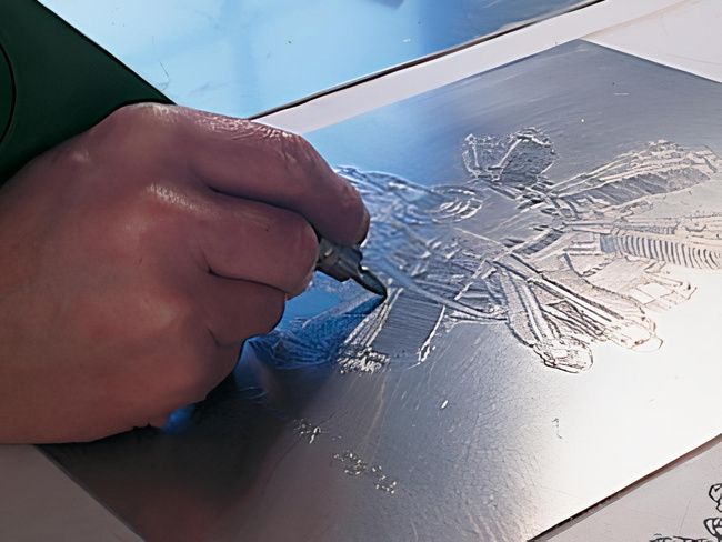 Grawerka, grawerownica z 4 bitami/rylcami Record Power