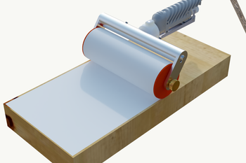 Dysza walcowa z wałkiem gąbczastym, szerokość 180 mm