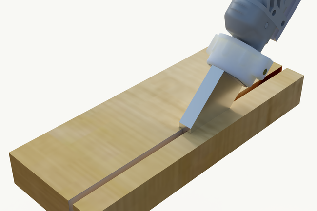 Dysza typ U do wręgów 4 x 8 mm - nanosi klej we wręg