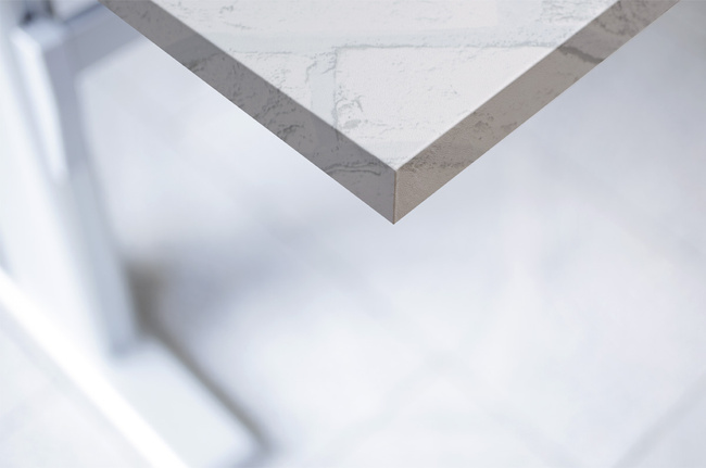 Folia biała cegła - kamień naturalny / mineral