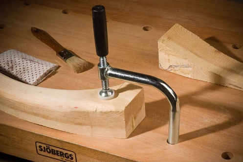 Dociski szybkomocujące, śrubowe ST03 do otworów ⌀19 mm - 2 szt.