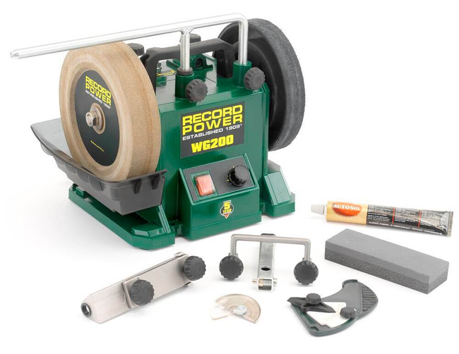 Ostrzarka wodna, wolnoobrotowa WG200 z osprzętem