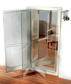 Moskitiera drzwiowa ramowa grafitowa | biała 120x240cm - zestaw