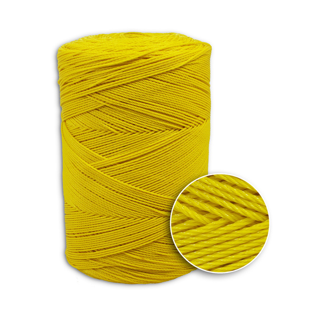Linka polietylenowa kręcona ∅1.5mm żółta