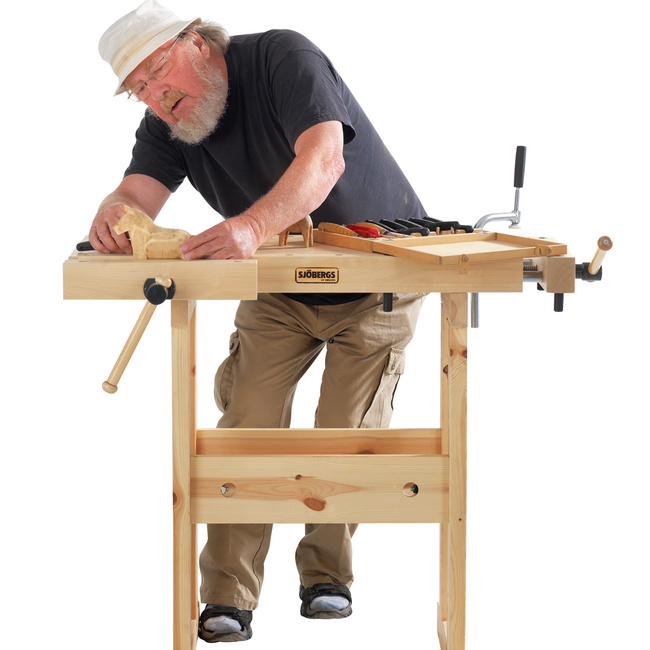 Stół stolarski JUNIOR/SENIOR z dwoma podstawami Sjöbergs