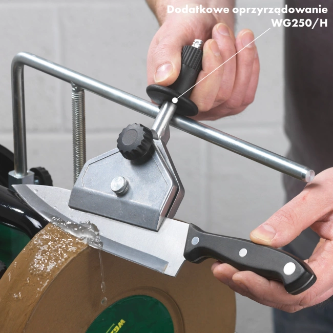 Ostrzarka wodna, wolnoobrotowa WG200 z osprzętem