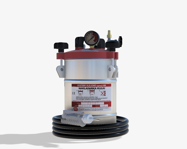 Nakładarka 5 kg do klejów PUR z pistoletem standardowym o zwiększonym przepływie sterowanym ręcznie