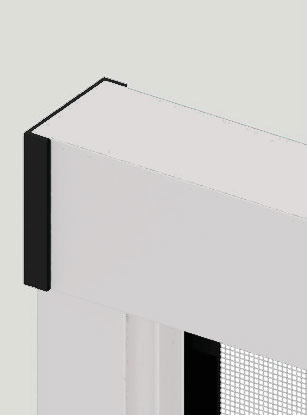 Moskitiera rolowana bezprogowa 160x230 cm biała RAL 9016