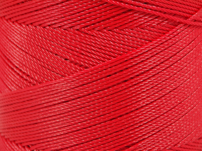Lina polietylenowa kręcona ∅6mm czerwona
