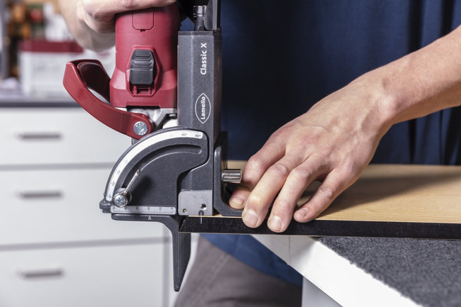 Akumulatorowa Lamelownica Classic X Aku Lamello w kartonie