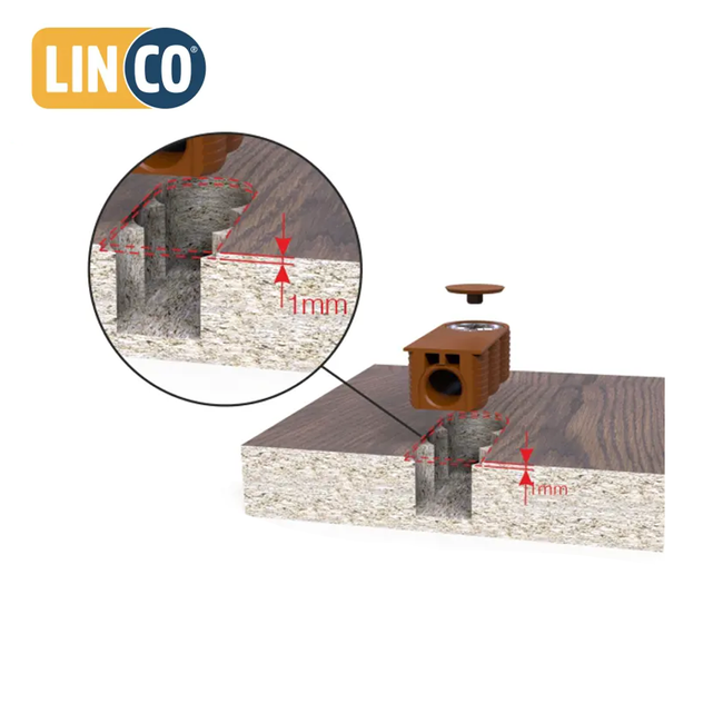 Korpus złącza LINCO 18 do płyt od 18 mm