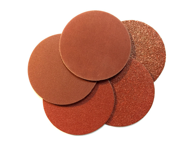 Wymienne krążki, dyski szlifierskie Ø75 mm mocowane na rzep - 50 szt.