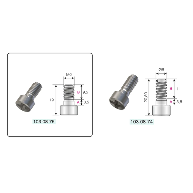 Śrubowe złącze meblowe QFIX do płyt od 16mm + śruba 6x7.5 mm HEX - 50 kpl.