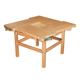 Stół stolarski do szkół 4-stanowiskowy KVADRAT Sjöbergs