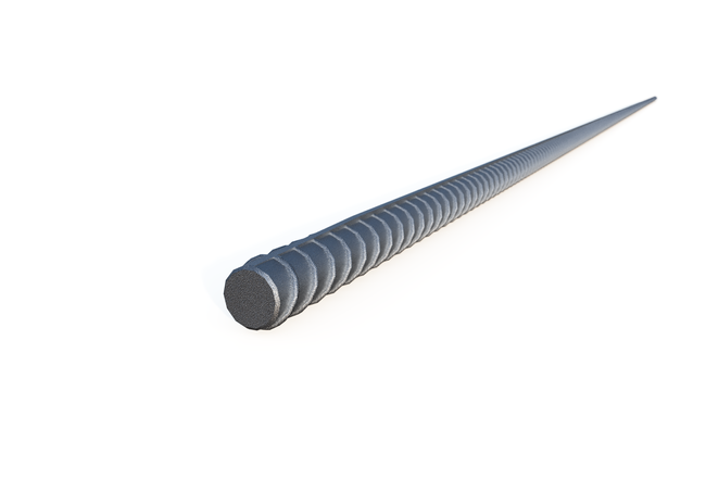 Słupek ogrodzeniowy ECO 150 cm do mocowania siatki, ostrzony