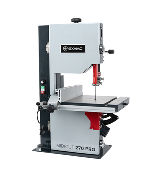 Piła taśmowa do drewna, tw. sztucznych, metali nieżelaznych MIDICUT 270 PRO EXMAC
