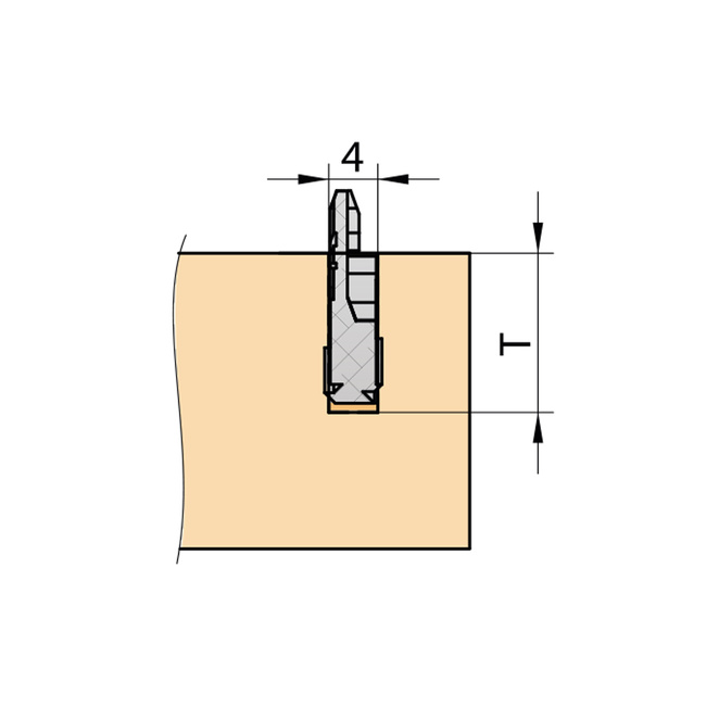 Złącze meblowe SILVER KNAPP do lamelownicy