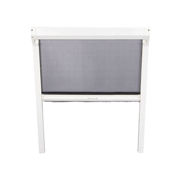 Moskitiera na okno dachowe rolowana biała 114x155 cm COMFORT - zestaw