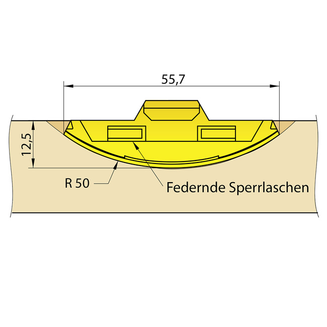 Złącze meblowe SUNNY KNAPP do lamelownicy