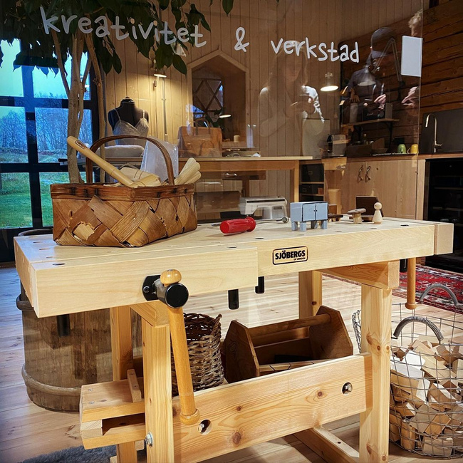 Stół stolarski JUNIOR/SENIOR z dwoma podstawami Sjöbergs