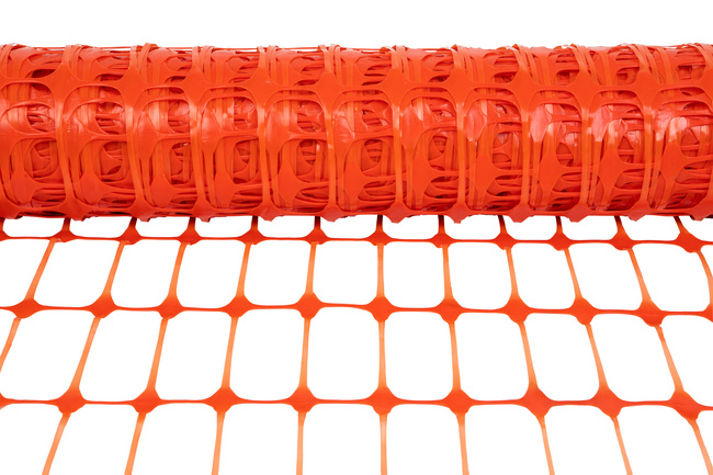 Plastikowa siatka ogrodzeniowa, budowlana szer. 100cm x 50m
